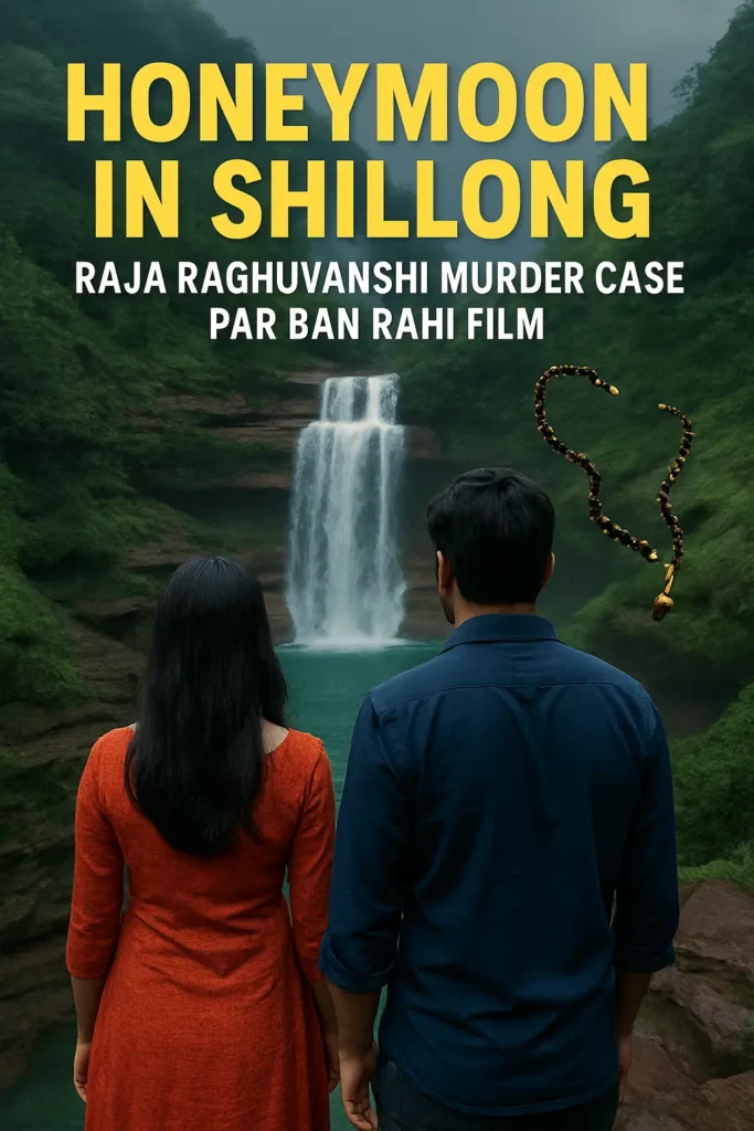Raja Raghuvanshi Murder Case पर आधारित फिल्म Honeymoon in Shillong का प्रतीकात्मक दृश्य
